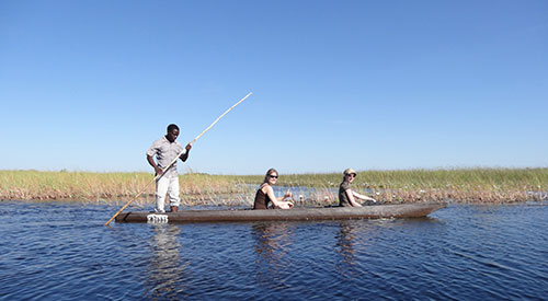 Cruise the Delta Mokoros in the Delta