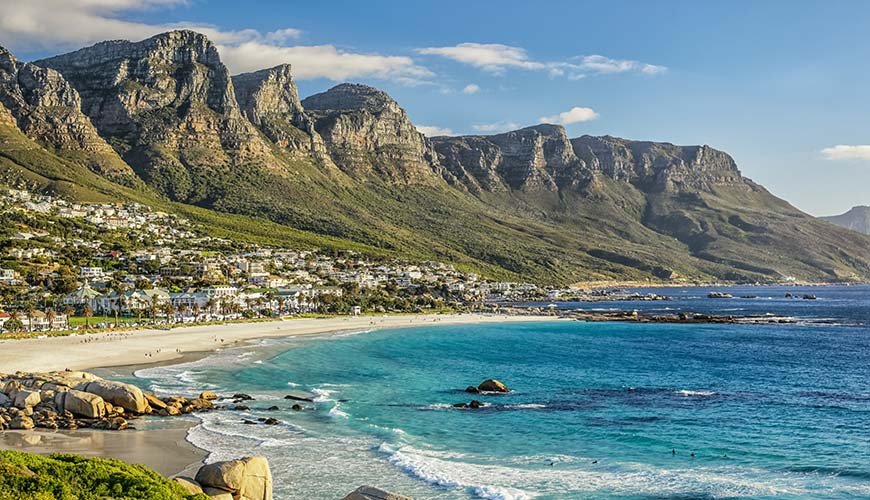 exploring the beach in cape town south africa