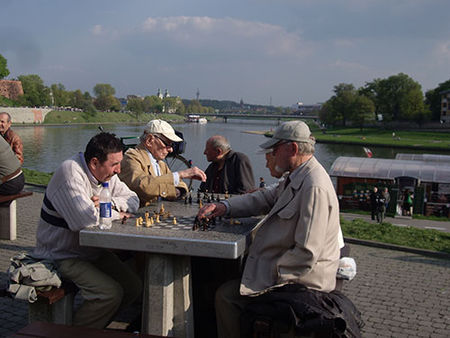 Chess with the locals Chess with the locals