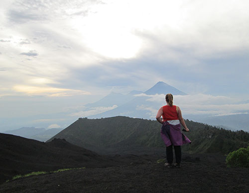 Climbing Pacaya Volcano
