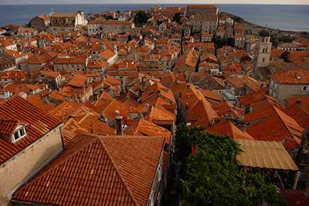 Red rooftops of Dubrovnik Red rooftops of Dubrovnik