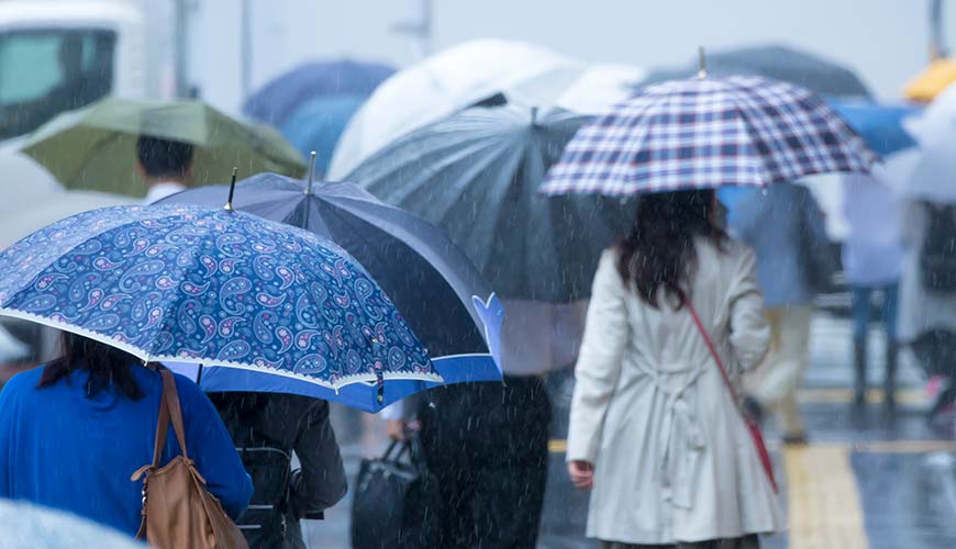 rainy season begins in japan in june