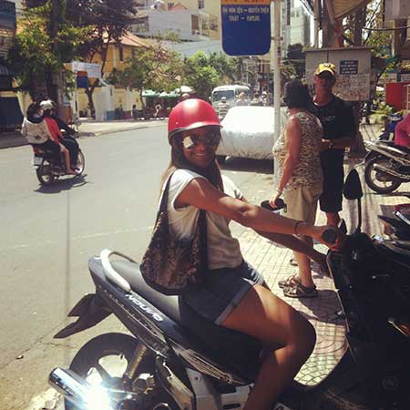Hiring a scooter in Ho Chi Minh