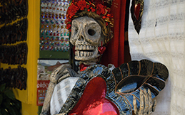 Dia de Los Muertos Figure in Oaxaca, Mexico