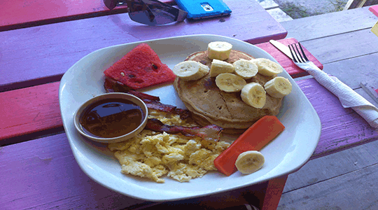 Meldy’s Belizean Breakfast, Caye Caulker