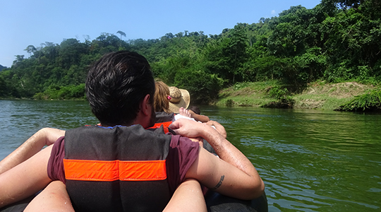 Tubing-down-the-river