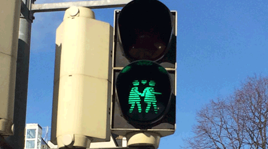 Traffic-lights in Vienna 
