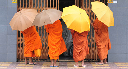 monks in Malaysia