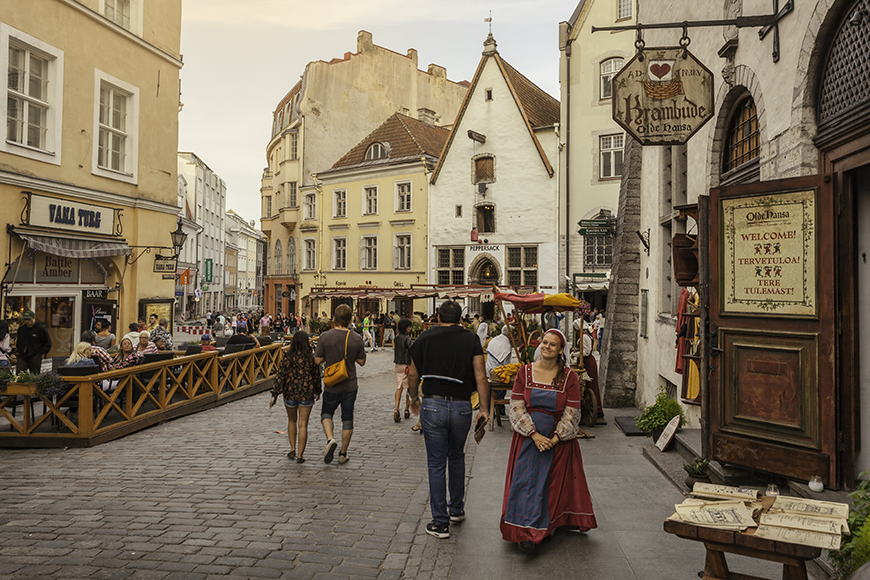 Medieval city of Tallinn