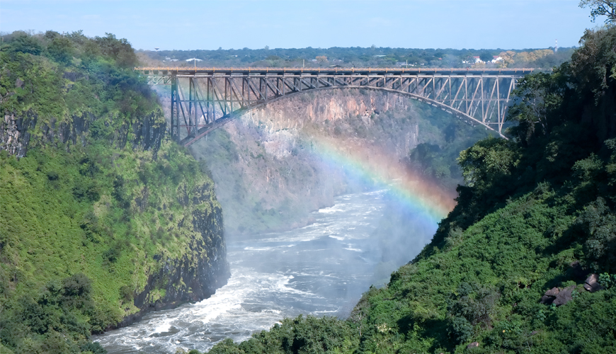 Victoria Falls in Africa 