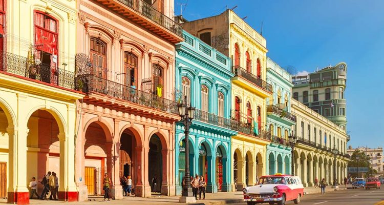 colourful buildings in havana