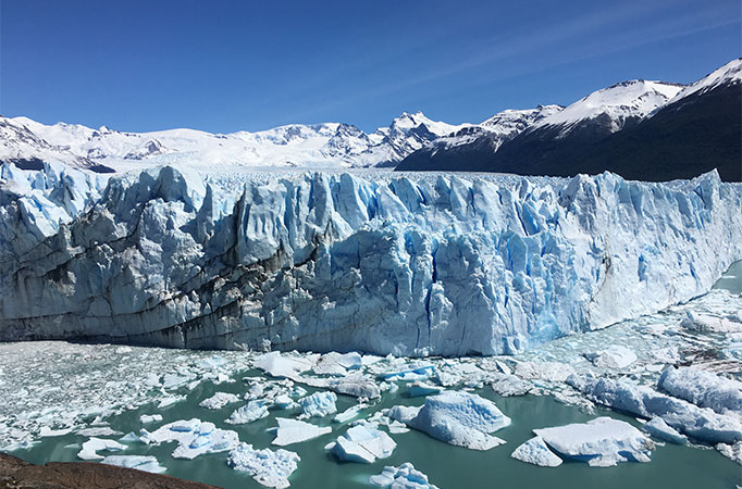 Viewpoint of the Perito Moreno Glacier
