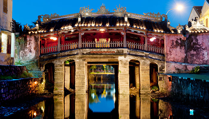 Bridge in Hoi An, one of the best places to go in March