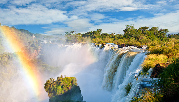 Victoria Falls at their peak, one of the best places to visit in April
