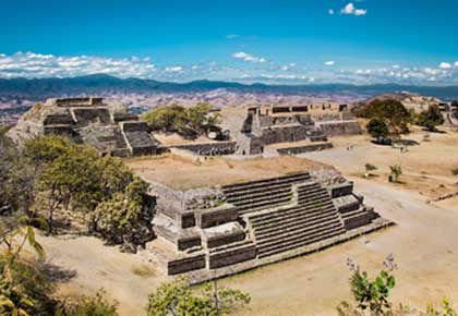 Monte Alban archeological ruins are worth the visit when travelling on holiday and just on the outskirts of Oaxaca city