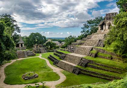 visit Palenque archeological ruins and learn about the historic pyramids found in Chiapas, Mexico