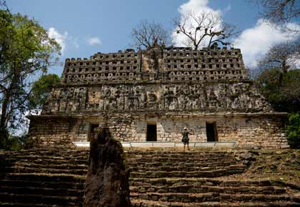 Yaxchilan archeological ruins arent the most famous but that can mean less tourists at the location which is better than the swams of people found at the busier sites
