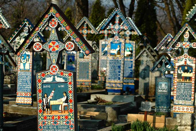 The Merry Cemetery in Maramures 