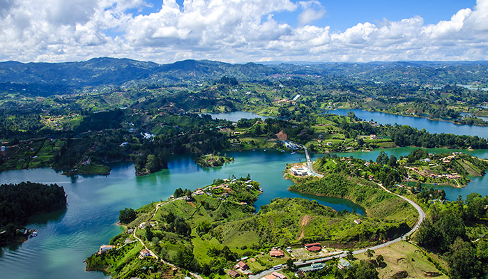 Colombia view from Guatape