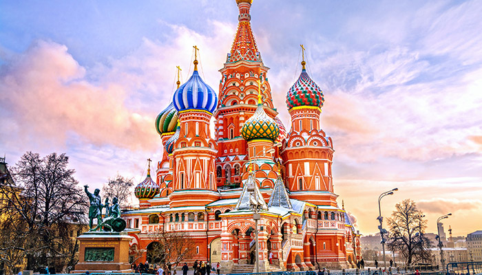 Famous landmark in Russia
