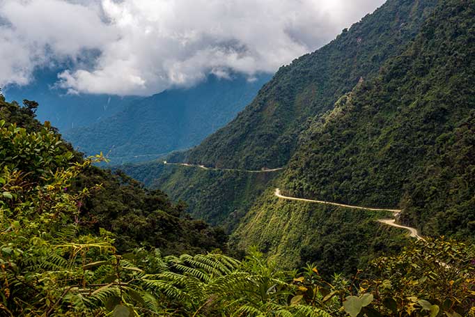Death Road in Bolivia