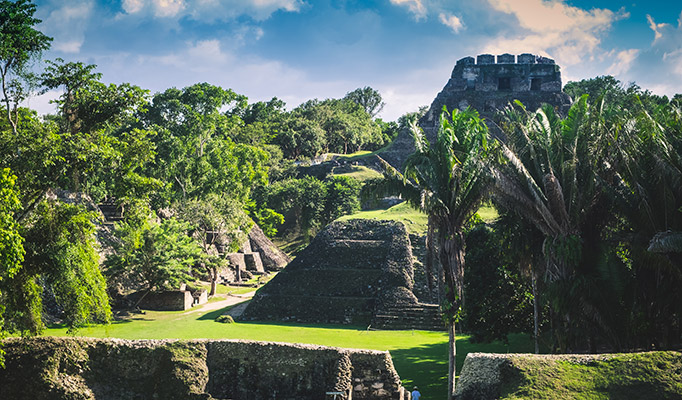 Xunantunich ruins in Belize are one of the best places to visit in November
