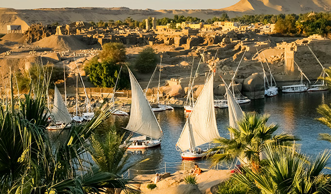 The Nile in Aswan is one of the best places to go in November