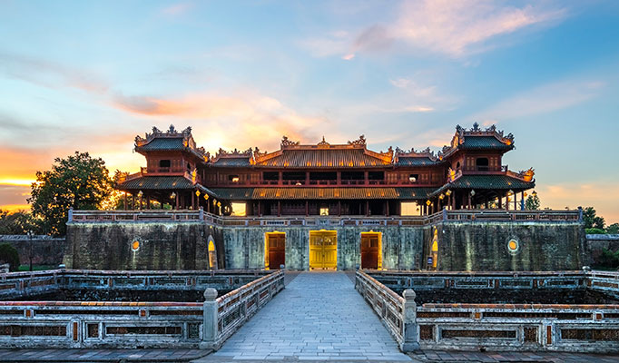 The Forbidden City in Hue is one of the best places to go in December