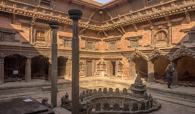 Historical architecture in Patan near Kathmandu