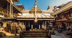 View of the Golden Temple in Patan