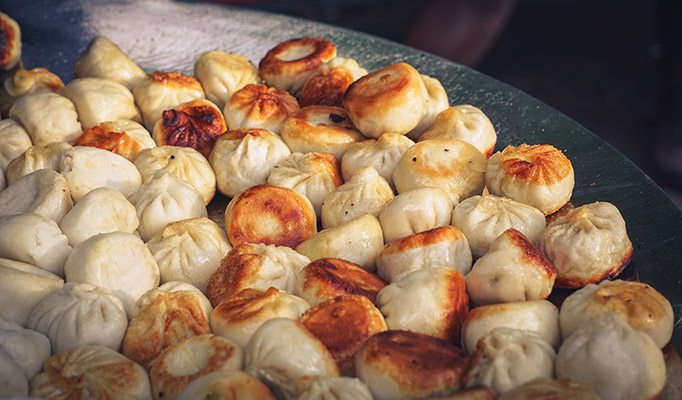 Tibetan momos which are one of the favourite eats in Nepal