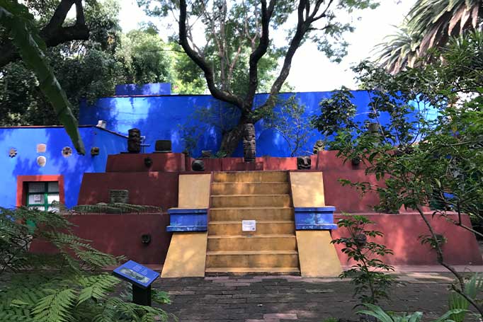 The colourful buildings in Coyoacan neighbourhood - Mexico's hidden gems: top 5 spots 