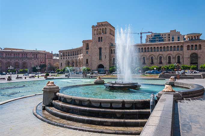 Republic Square Fountain