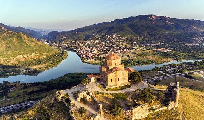 The Jvary Monestary in Georgia