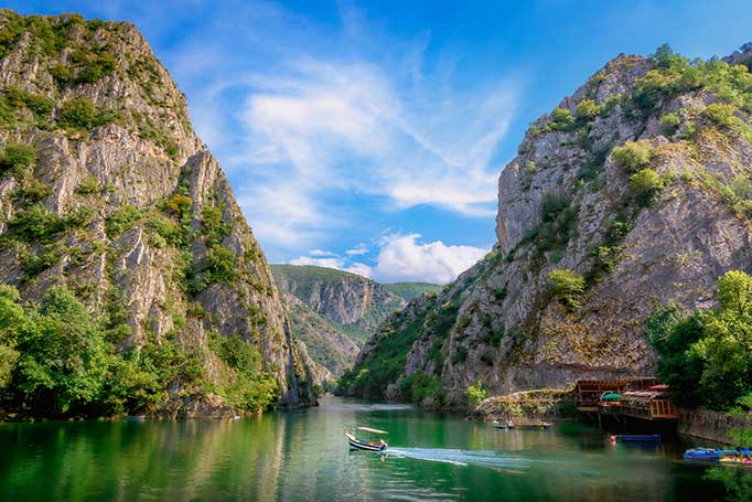 Matka Canyon in Macedonia