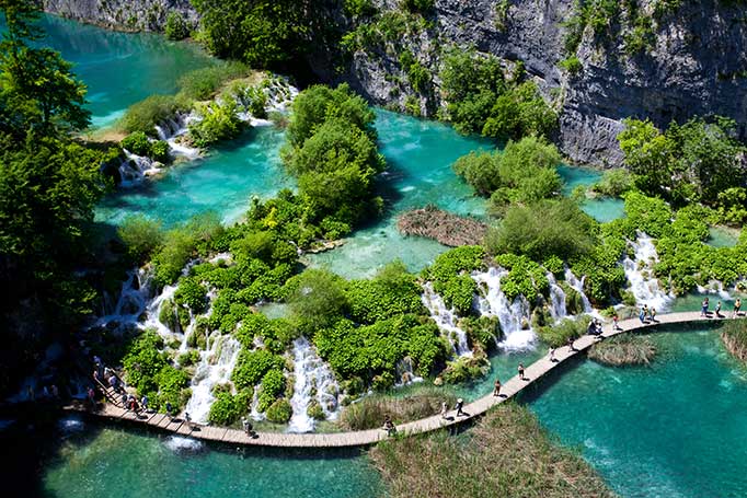Plitvice Lakes in Croatia