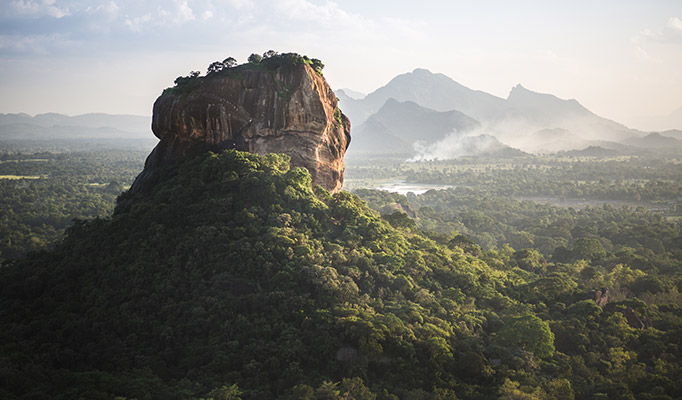 Sigiriya Rock in Sri Lanka is one of the best places to visit in July