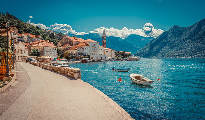 Kotor bay in Montenegro is one of the best places to travel in July