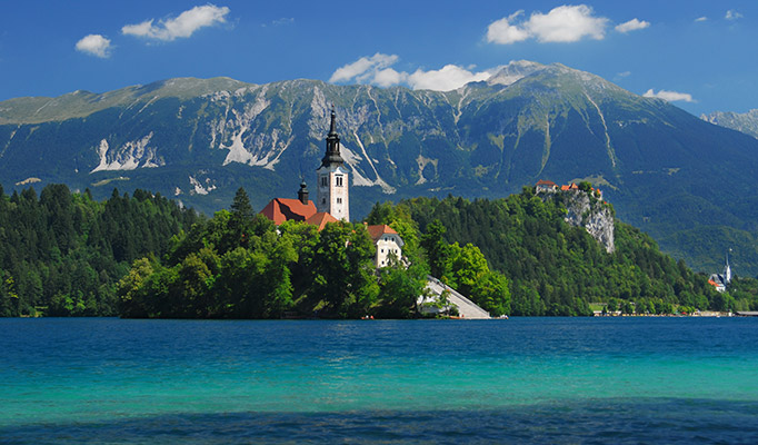Lake Bled in Slovenia is one of the best places to go in June