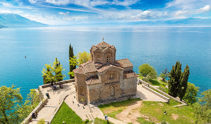 Lake Ohrid in Macedonia is one of the best places to visit in July