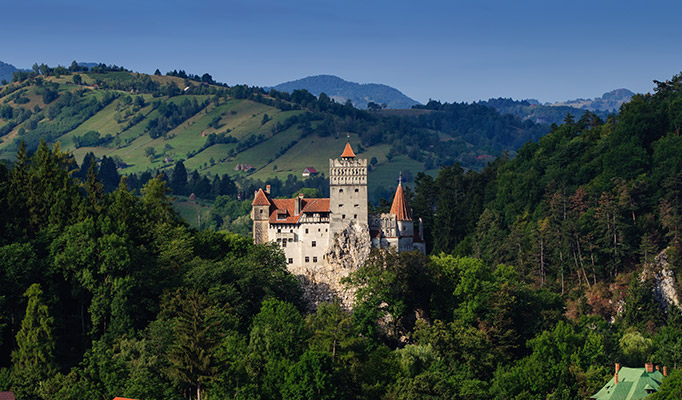 Bran Castle in Romania is one of the best places to visit in June The famous Bran "Dracula" Castle in Transylvania, Romania