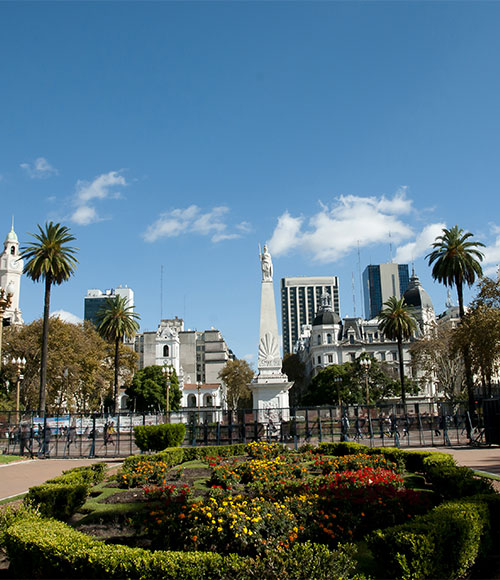 The Plaza de Mayo in Buenos Aires