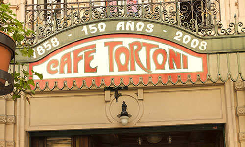 Image showing Cafe Tortoni in Buenos Aires