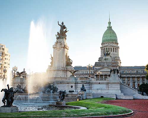 Plaza del Congreso Image showing the Plaza del Congreso