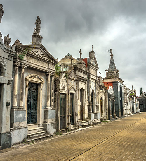 Recoleta Cemetery in Buenos Aires Image showing an aerial view of Szechenyi spa