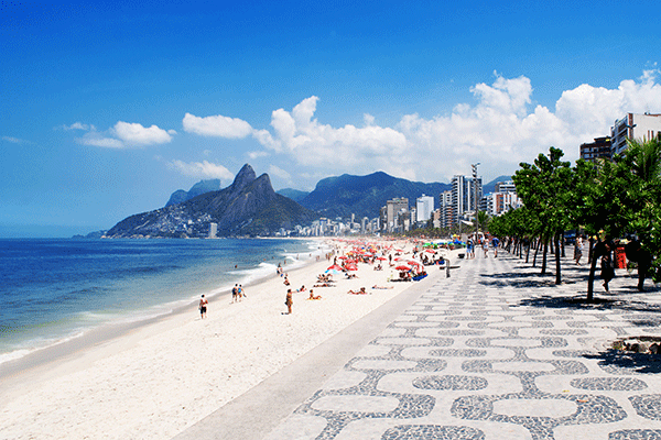 Ipanema Beach, Rio de Janeiro famous beach in Brazil ipanema beach in rio de janeiro