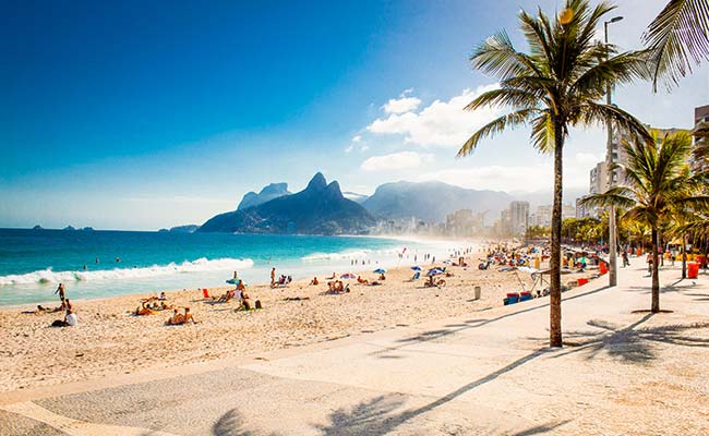 visit rio beach copacabana brazil tours trips and holidays