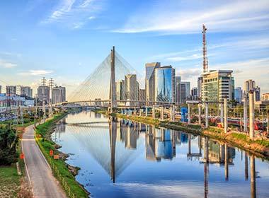 city of sao paulo overlooking river one of the best places to visit in brazil