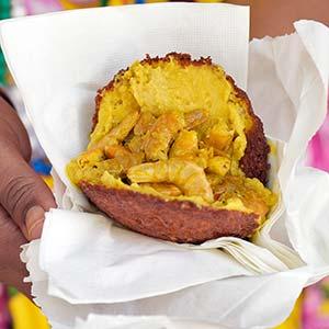 acaraje a popular street food in brazil
