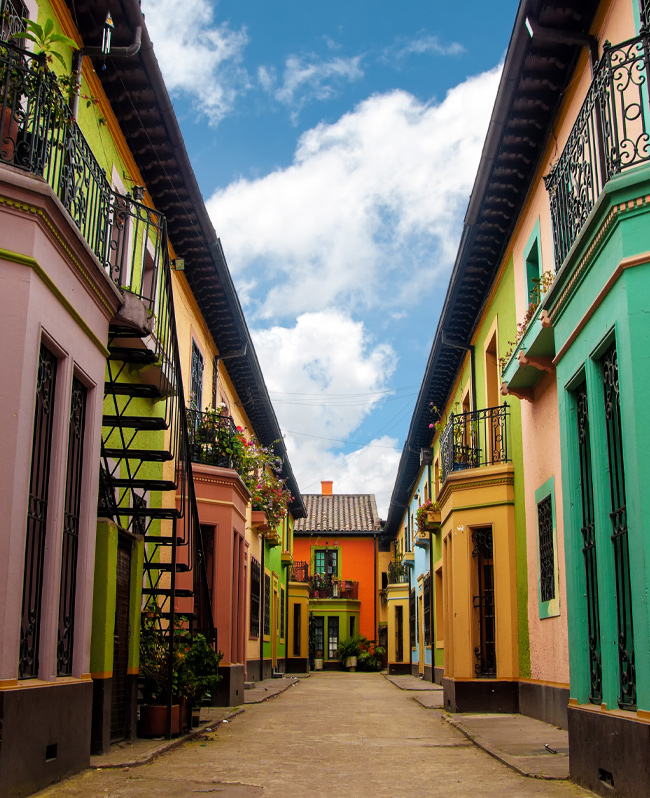 Discover Bogota's historical centre by exploring its La Candelaria neighbourhood
